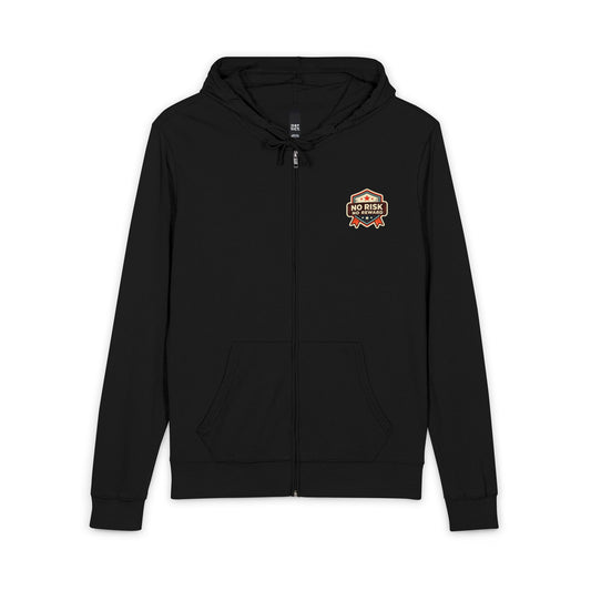 District® Unisex Jersey Full-Zip Hoodie