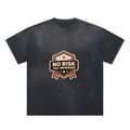 Hand-Frayed Sunfade Paint Splatter T-Shirt