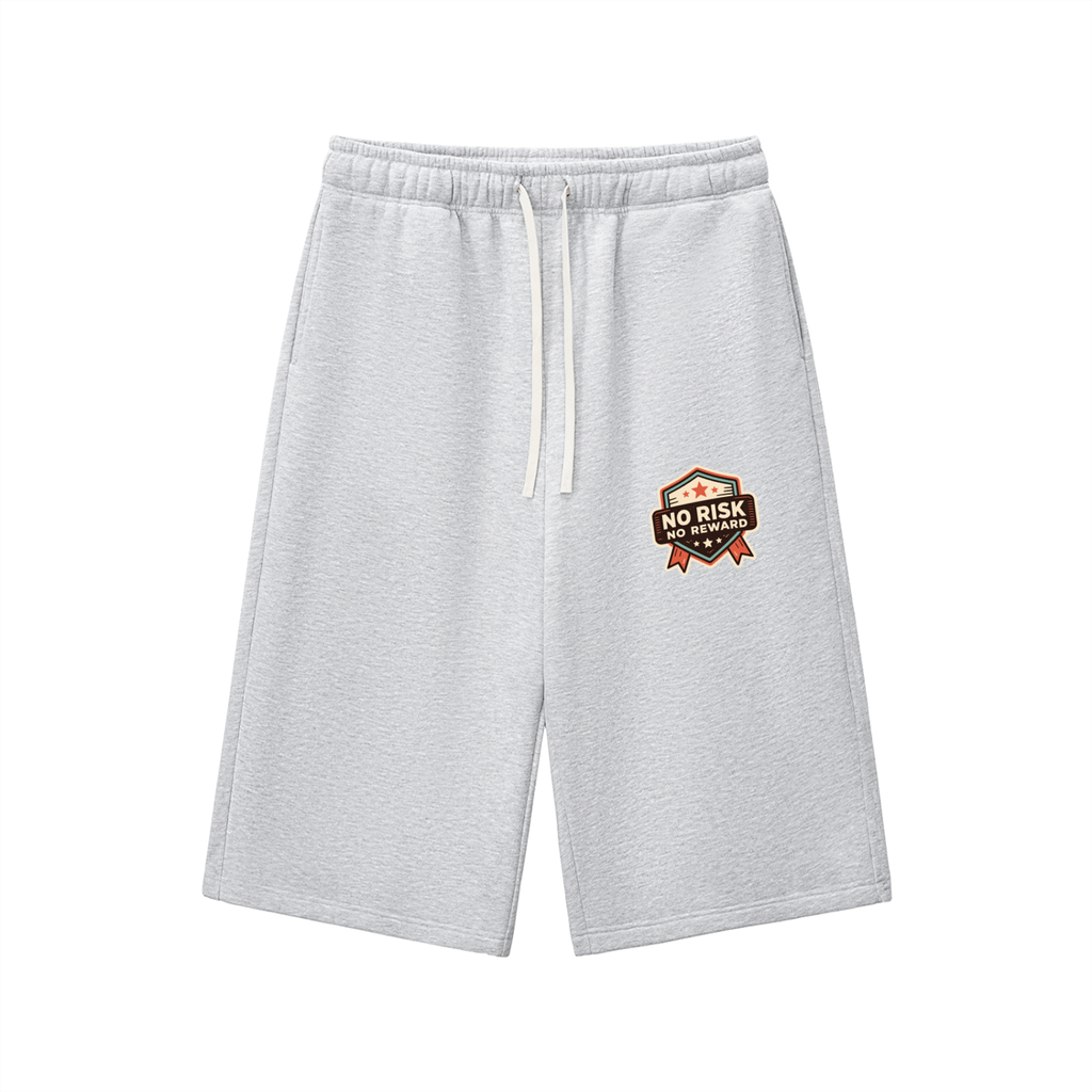 Relaxed Drawstring Three-quarter Sweatpants