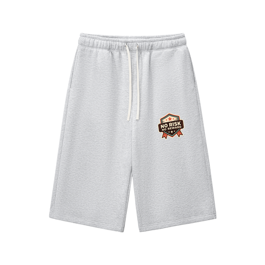Relaxed Drawstring Three-quarter Sweatpants